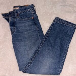 Levi's Straight Leg Blue Jeans